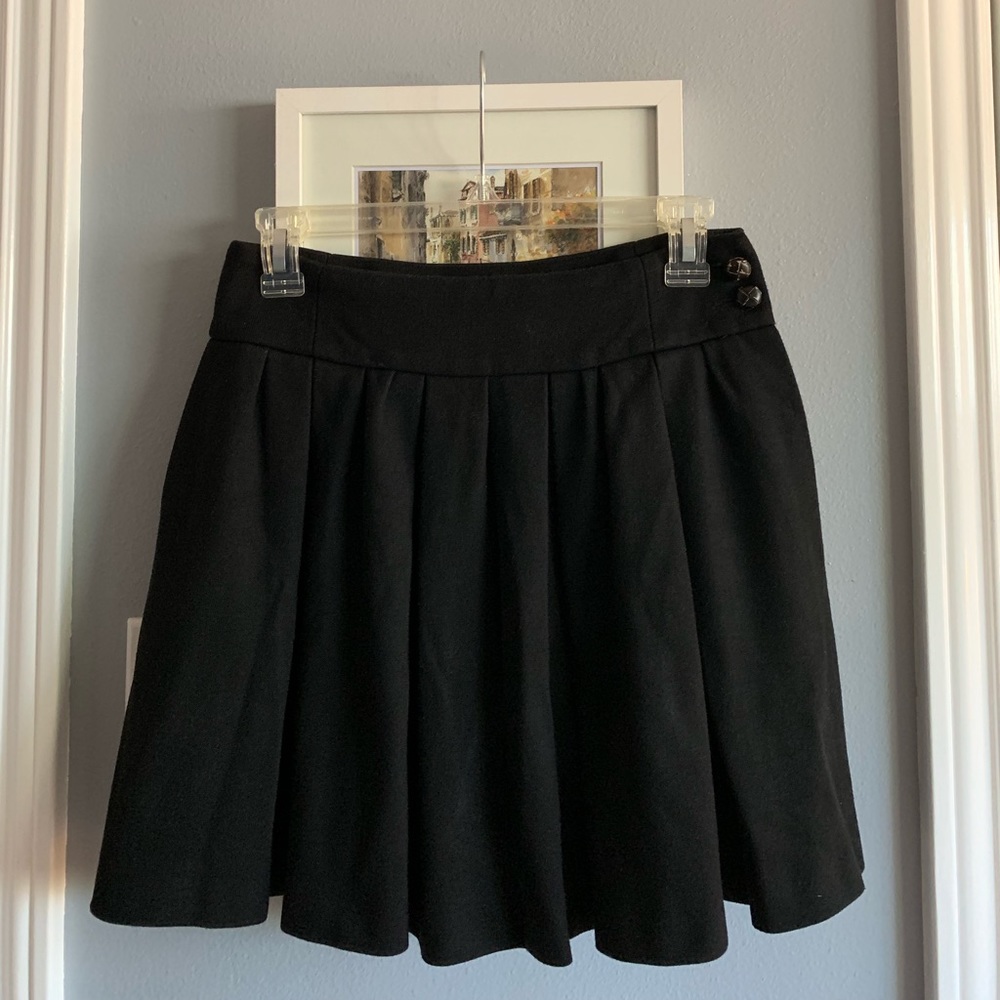 Zara Women Flowy Skirt In Black Sz: Medium